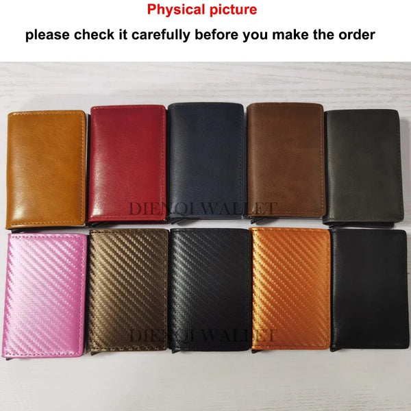 Compact Smart Leather Wallet